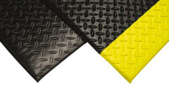 PRO-SAFE - 60' Long x 2' Wide, Dry Environment, Anti-Fatigue Matting - Black, Vinyl with Vinyl Sponge Base, Beveled on 4 Sides - Exact Tooling