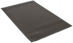PRO-SAFE - 5' Long x 3' Wide, Dry Environment, Anti-Fatigue Matting - Black, Vinyl with Vinyl Sponge Base, Beveled on 4 Sides - Exact Tooling