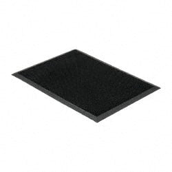 PRO-SAFE - 32 Inch Long x 2 Ft. Wide, SBR Rubber Surface, Bristle Surface Entrance Matting - 5/8 Inch Thick, Indoor and Outdoor, SBR Rubber, Black - Exact Tooling