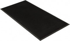 PRO-SAFE - 6 Ft. Long x 3 Ft. Wide, SBR Rubber Surface, Bristle Surface Entrance Matting - 5/8 Inch Thick, Indoor and Outdoor, SBR Rubber, Black - Exact Tooling
