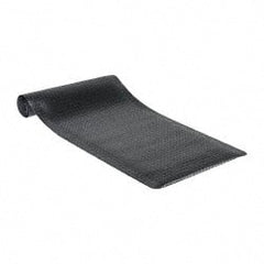 PRO-SAFE - 10' Long x 3' Wide, Dry Environment, Anti-Fatigue Matting - Black, Vinyl with Vinyl Sponge Base, Beveled on 4 Sides - Exact Tooling