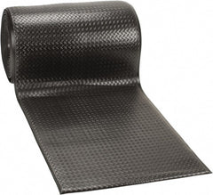 PRO-SAFE - 60' Long x 3' Wide, Dry Environment, Anti-Fatigue Matting - Black, Vinyl with Vinyl Sponge Base, Beveled on 4 Sides - Exact Tooling