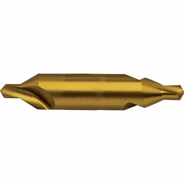Guhring - Metric Plain Cut 60° Incl Angle High Speed Steel Combo Drill & Countersink - Exact Tooling