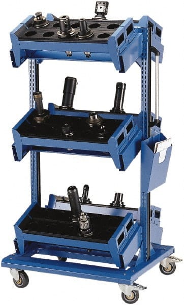 Rousseau Metal - CNC Storage Carts Style: CNC Tool Cart Frame Taper Size: 50 - Exact Tooling