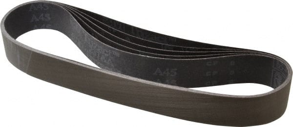 Metabo - 1-1/2" Wide x 30" OAL, 400 Grit, Aluminum Oxide Abrasive Belt - Aluminum Oxide, Coated - Exact Tooling