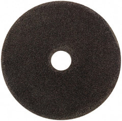 Metabo - 6" Medium Grade Zirconia Alumina Deburring Disc - 1" Center Hole, Spindle Mount Connection, Black - Exact Tooling