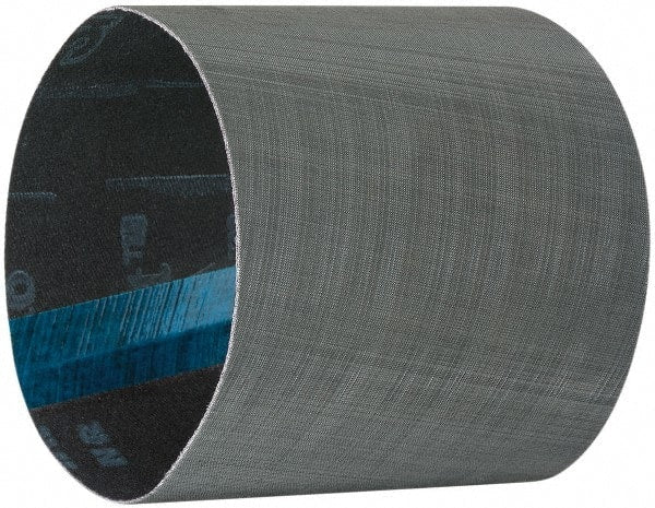 Metabo - 400 Grit Zirconia Alumina Coated Spiral Band - 4" Diam x 4" Wide, Very Fine Grade - Exact Tooling