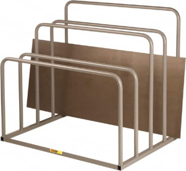 Little Giant - 6,000 Lb Capacity Steel Sheet Rack - Steel Deck, 48" OAW - Exact Tooling