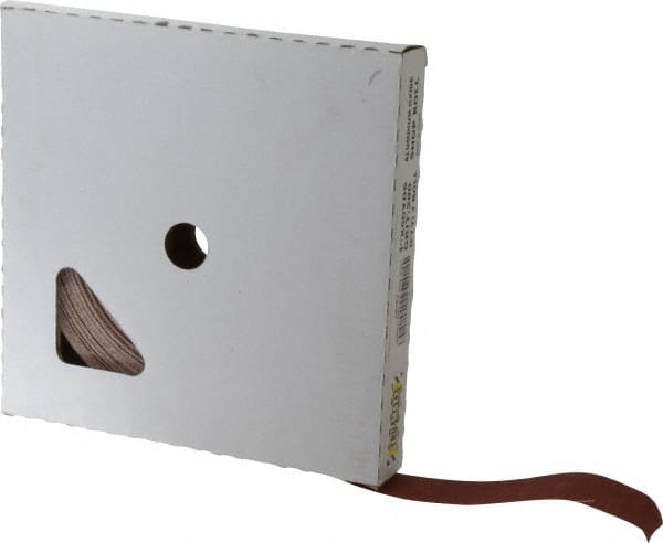 Tru-Maxx - 1" x 50 Yd 280 Grit Aluminum Oxide Cloth Roll - Very Fine Grade, J Weighted Backing - Exact Tooling