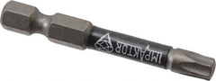 Wera - T30 Torx Bit - 1/4" Hex Drive, 2" OAL - Exact Tooling