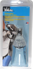 Ideal - RG-6 Max Capacity Automatic Wire Stripper - 7" OAL, Plastic Cushion Handle - Exact Tooling
