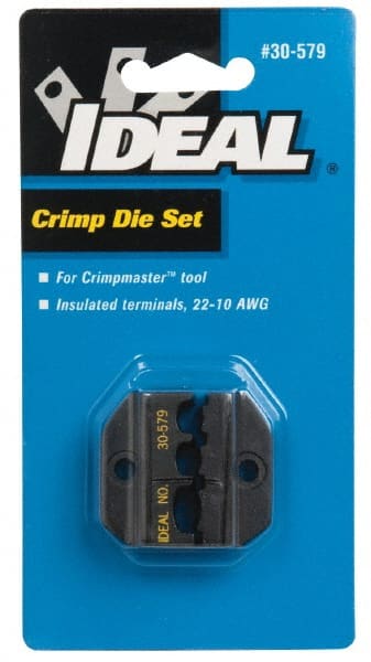 Ideal - Terminal Crimper - Insulated Terminal 22-10 AWG - Die Set Only Style - Exact Tooling