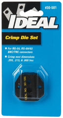 Ideal - RG-58, RG-59/62 Crimping Die Set - Use with Crimpmaster Ratcheting Crimp Tool - Exact Tooling
