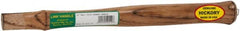 Made in USA - 14" Long Replacement Handle for Ball Pein, Machinist & Riveting Hammers - 15/16" Eye Length x 17/32" Eye Width, Hickory, Material Grade Type B - Exact Tooling