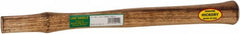 Made in USA - 18" Long Replacement Handle for Ball Pein, Machinist & Riveting Hammers - 1-3/16" Eye Length x 11/16" Eye Width, Hickory, Material Grade Type B - Exact Tooling