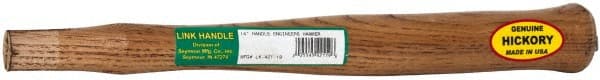 Made in USA - 14" Long Replacement Handle for Sledge Hammers - 7/8" Eye Length x 5/8" Eye Width, Hickory, 1-1/2 to 2-1/2 Lb Capacity, Material Grade Type B - Exact Tooling