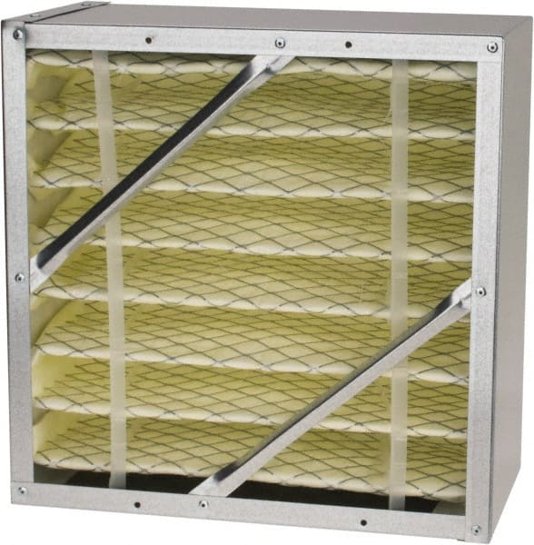 Extract-All - 6 Inch Thick x 12 Inch Wide, Replacement 95 Percent Rigid Cell Synthetic Air Filter - Exact Tooling