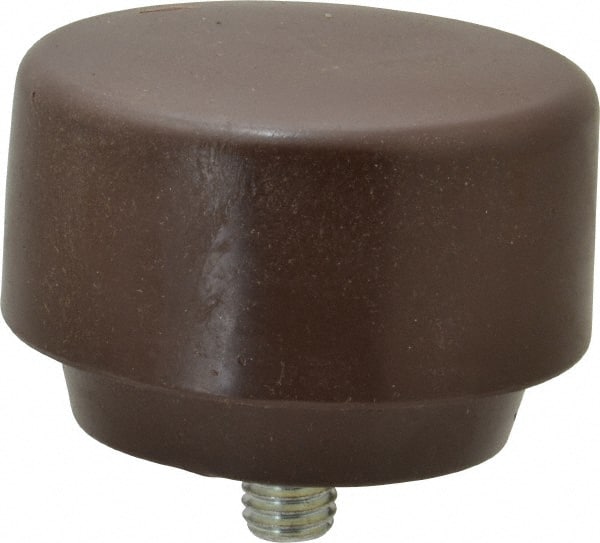 NUPLA - 3" Face Diam, Grade Soft, Brown Soft Face Hammer Tip - Plastic - Exact Tooling