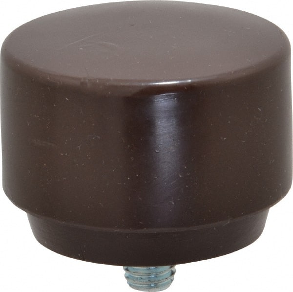 NUPLA - 2" Face Diam, Grade Soft, Brown Soft Face Hammer Tip - Plastic - Exact Tooling