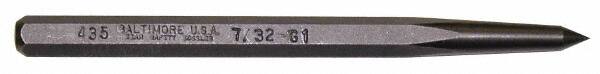 Mayhew - 7/32" Prick Punch - 5" OAL, Steel - Exact Tooling
