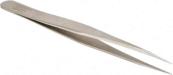 Aven - 5" OALmm-SA Precision Tweezers - General Purpose, Strong Tip - Exact Tooling