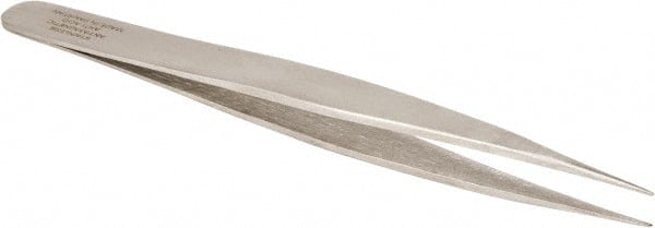 Aven - 4-3/4" OAL OO-SA Precision Tweezers - Straight, Fine Tips - Exact Tooling