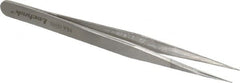 Aven - 4-3/4" OAL 3-SA Precision Tweezers - Straight, Subminiature Assembly - Exact Tooling