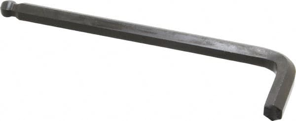 Eklind - 10mm Hex, Long Arm, Ball End Hex Key - 6-37/64" OAL, Steel, Metric System of Measurement - Exact Tooling