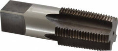 Reiff & Nestor - 1 - 11-1/2 NPT Thread, 5 Flute Standard Pipe Tap - 3-3/4" OAL, 1-3/4" Thread Length, 1-1/8" Shank Diam, Nitride Finish, High Speed Steel - Exact Tooling