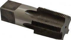 Reiff & Nestor - 1-1/4 - 11-1/2 NPT Thread, 5 Flute Standard Pipe Tap - 4" OAL, 1-3/4" Thread Length, 1-5/16" Shank Diam, Nitride Finish, High Speed Steel - Exact Tooling