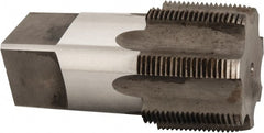 Reiff & Nestor - 2 - 11-1/2 NPT Thread, 7 Flute Standard Pipe Tap - 4-1/2" OAL, 1-3/4" Thread Length, 1-7/8" Shank Diam, Nitride Finish, High Speed Steel - Exact Tooling