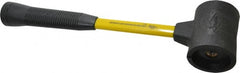 NUPLA - 2-1/2 Lb Head 2-1/2" Face Composite Nonmarring Hammer without Faces - Fiberglass Handle - Exact Tooling
