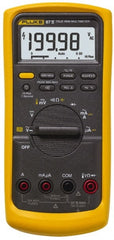 Fluke - 2 Piece, Digital Multimeter Kit - 1,000 Volt Max, 10 Max Amp - Exact Tooling