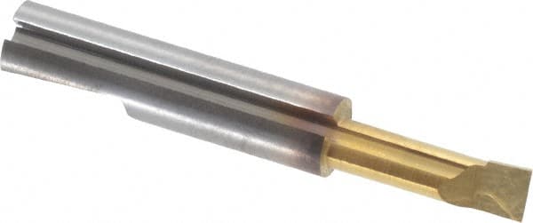 Kennametal - 1/8" Min Bore Diam, 3/8" Max Bore Depth, 3.95mm Shank Diam, Boring Bar - Solid Carbide - Exact Tooling