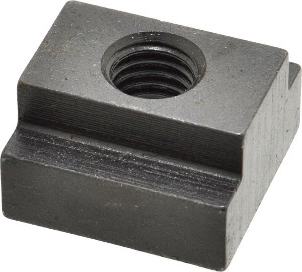 Gibraltar - 1/2-13 Blind Tapped T Slot Nut - 3/4" Slot Width, 1-1/4 x 15/32" Base Width x Height, 1-1/4 x 3/4" OAL x Height - Exact Tooling