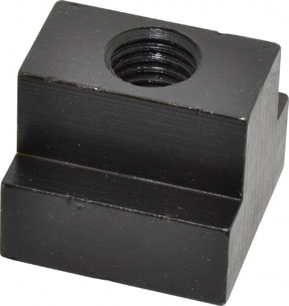 Gibraltar - 3/4-10 Tapped Through T Slot Nut - 1" Slot Width, 1-3/4 x 3/4" Base Width x Height, 1-3/4 x 1-1/2" OAL x Height - Exact Tooling