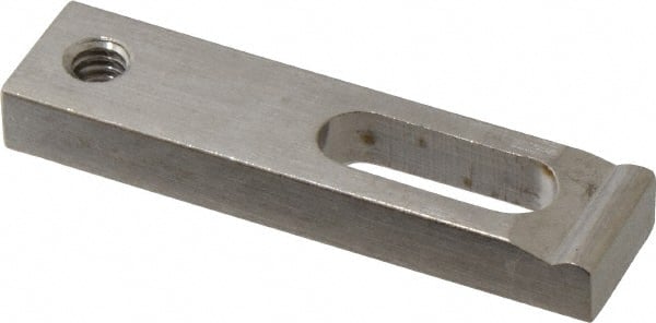 Gibraltar - 9/32" Stud, Stainless Steel, Strap Clamp - 11/16" Travel, 2-1/2" OAL x 5/8" Wide x 5/16" High, Radius Nose - Exact Tooling