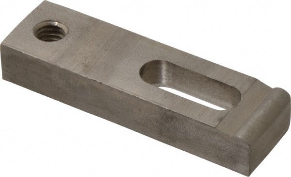 Gibraltar - 13/32" Stud, Stainless Steel, Strap Clamp - 3/4" Travel, 3" OAL x 7/8" Wide x 1/2" High, Radius Nose - Exact Tooling