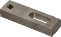 Gibraltar - 13/32" Stud, Stainless Steel, Strap Clamp - 3/4" Travel, 3" OAL x 7/8" Wide x 1/2" High, Radius Nose - Exact Tooling