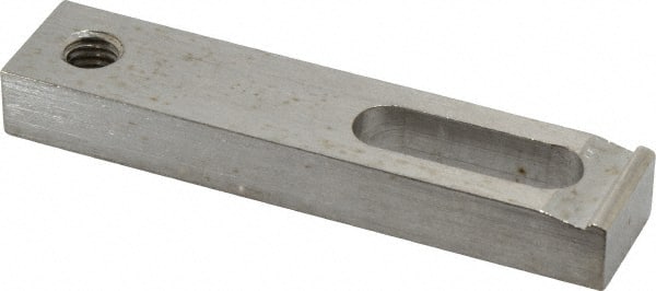 Gibraltar - 13/32" Stud, Stainless Steel, Strap Clamp - 1-1/8" Travel, 4" OAL x 7/8" Wide x 1/2" High, Radius Nose - Exact Tooling