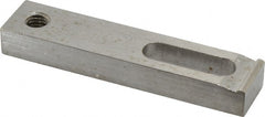 Gibraltar - 13/32" Stud, Stainless Steel, Strap Clamp - 1-1/8" Travel, 4" OAL x 7/8" Wide x 1/2" High, Radius Nose - Exact Tooling