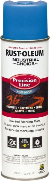 Rust-Oleum - 17 fl oz Blue Marking Paint - Water-Based Formula - Exact Tooling