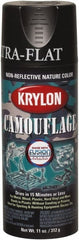 Krylon - 11 oz Black Flat Finish Latex Paint - Exact Tooling