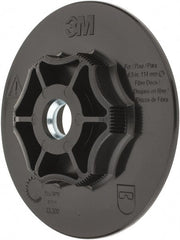 3M - 4-1/2" Diam Quick-Change Disc Backing Pad - Hard Density, 13,300 RPM, TN Compatible - Exact Tooling