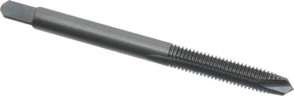 Kennametal - #10-32 UNF, 2 Flute, Oxide Finish, High Speed Steel Spiral Point Tap - Plug Chamfer, Right Hand Thread, 2.38" OAL, 7/8" Thread Length, 0.194" Shank Diam, 3B Class of Fit - Exact Tooling
