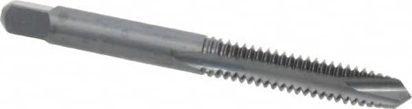 Kennametal - 1/4-20 UNC, 2 Flute, Oxide Finish, High Speed Steel Spiral Point Tap - Plug Chamfer, Right Hand Thread, 2-1/2" OAL, 1" Thread Length, 0.255" Shank Diam, 3B Class of Fit - Exact Tooling