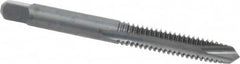 Kennametal - 1/4-20 UNC, 2 Flute, Oxide Finish, High Speed Steel Spiral Point Tap - Plug Chamfer, Right Hand Thread, 2-1/2" OAL, 1" Thread Length, 0.255" Shank Diam, 3B Class of Fit - Exact Tooling