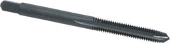 Kennametal - #10-32 UNF, 3 Flute, Nitride/Oxide Finish, High Speed Steel Spiral Point Tap - Plug Chamfer, Right Hand Thread, 2-3/8" OAL, 7/8" Thread Length, 0.194" Shank Diam, 2B Class of Fit - Exact Tooling