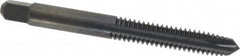 Kennametal - 1/4-20 UNC, 3 Flute, Nitride/Oxide Finish, High Speed Steel Spiral Point Tap - Plug Chamfer, Right Hand Thread, 2-1/2" OAL, 1" Thread Length, 0.255" Shank Diam, 3B Class of Fit - Exact Tooling
