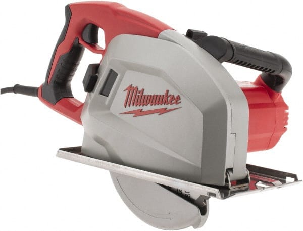 Milwaukee Tool - 13 Amps, 8" Blade Diam, 3,700 RPM, Electric Circular Saw - 120 Volts, 1.75 hp, 15' Cord Length, 5/8" Arbor Hole, Right Blade - Exact Tooling